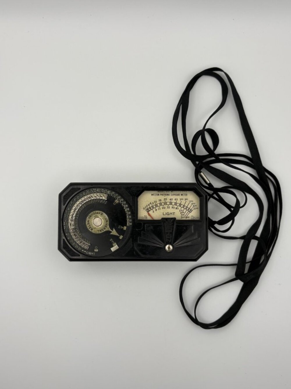 Vintage Weston 617 Model 650 Photronic Exposure Light Meter Art Deco Bakelite